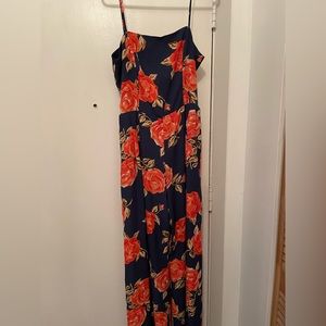 Medium floral pant romper
